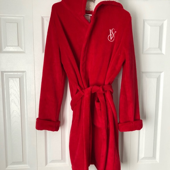 Victoria Secret Red Robe - Picture 1 of 7